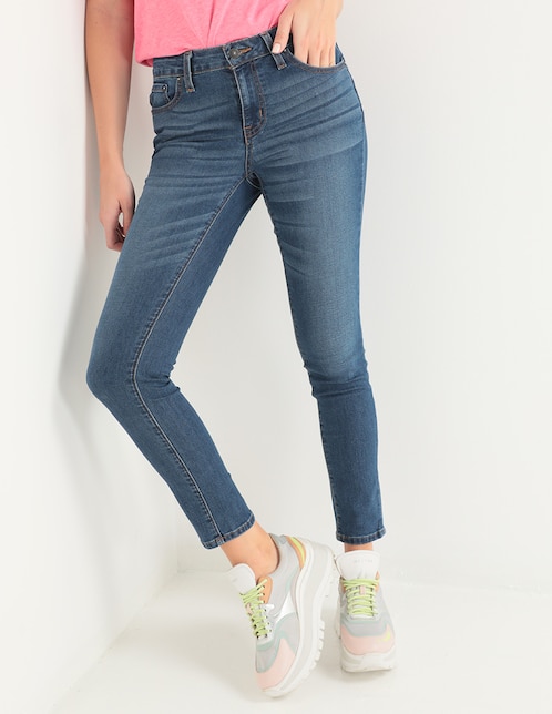 Jeans skinny Aéropostale corte cintura para mujer