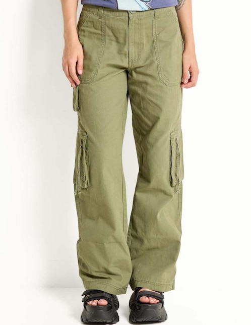 Pantalón cargo regular para mujer 1