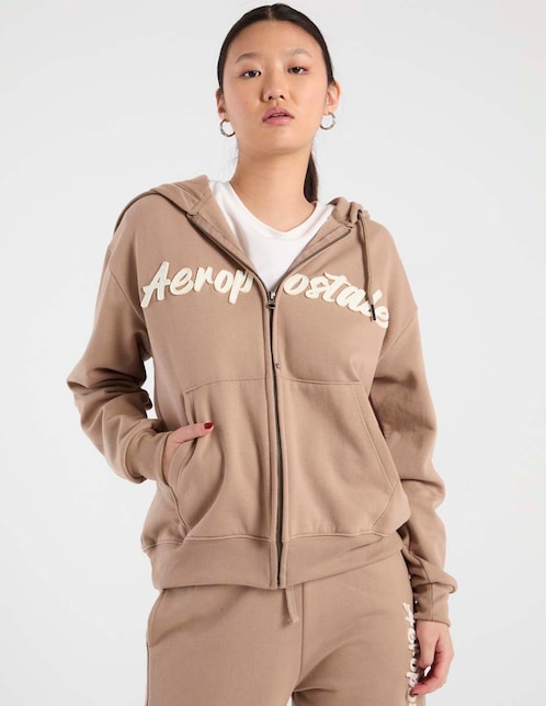 Sudadera con capucha y bolsa Aéropostale para mujer