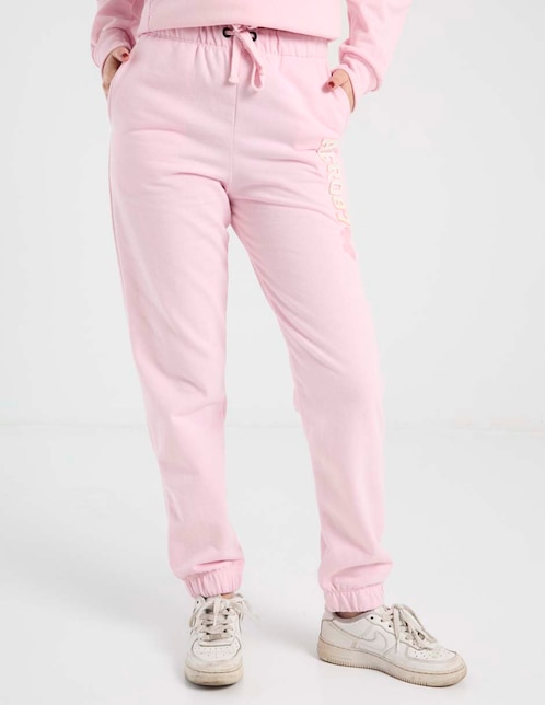 Pants regular con jareta para mujer 1