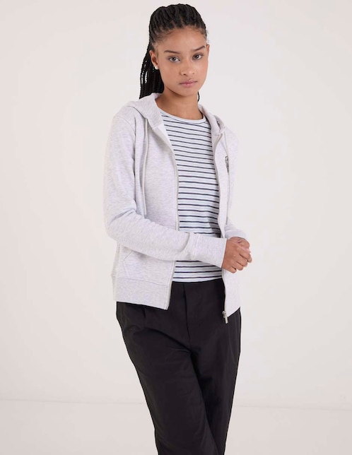 SUDADERA AERO 5123S26 LOGO AL, G, GRIS