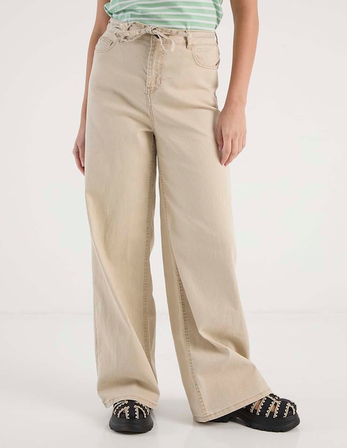 Jeans baggy cintura baja Aéropostale para mujer
