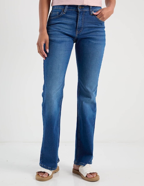 Jeans slim cintura baja Aéropostale para mujer