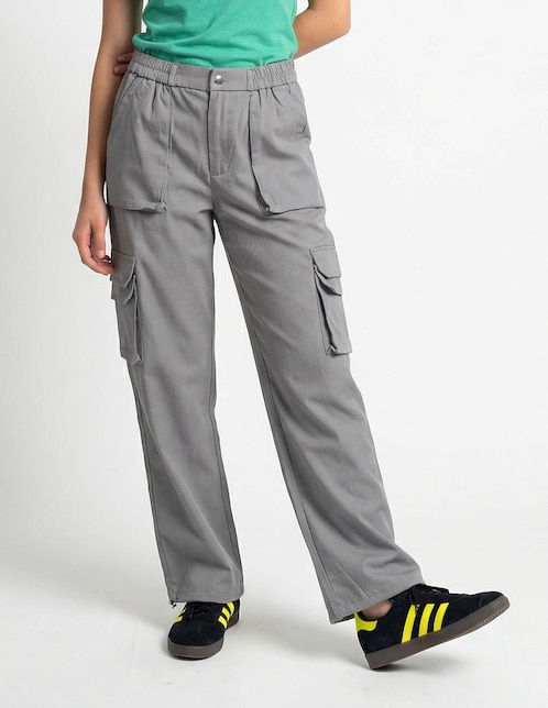 Pantalón cargo amplio para mujer 1