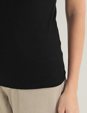 Playera manga corta Aéropostale cuello v para mujer