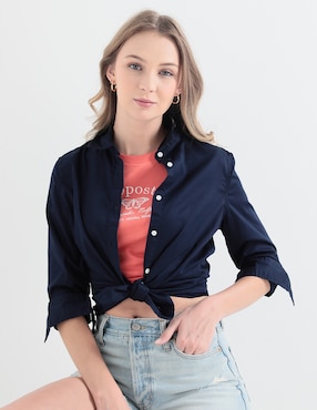 Blusa Aéropostale Manga Larga Para Mujer