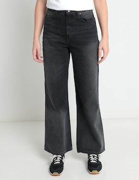 Jeans Wide Leg Aéropostale Corte Cintura Alta Para Mujer