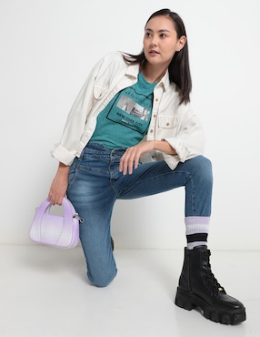 Jeans Skinny Aéropostale Corte Cintura Alta Para Mujer