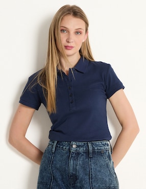 Playera Tipo Polo Aéropostale Para Mujer