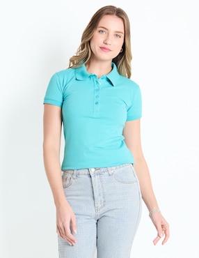 Playera Tipo Polo Aéropostale Para Mujer