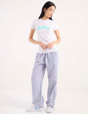 Playera manga corta Aero cuello redondo para mujer