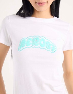 Playera manga corta Aero cuello redondo para mujer