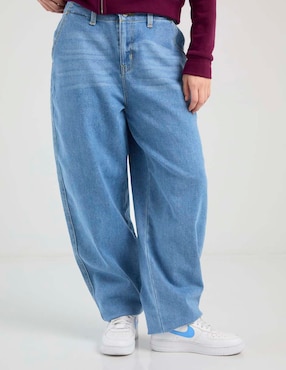 Jeans relaxed barrel Aéropostale para mujer