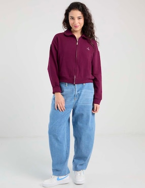 Jeans relaxed barrel Aéropostale para mujer