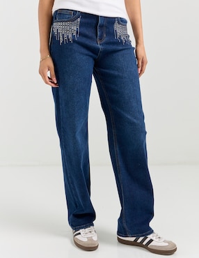 Jeans straight Aéropostale para mujer