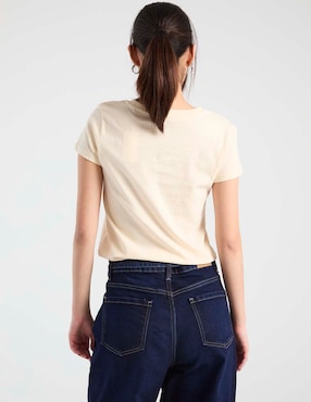Playera manga corta Aéropostale cuello redondo para mujer