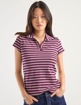 Playera tipo polo Aero para mujer