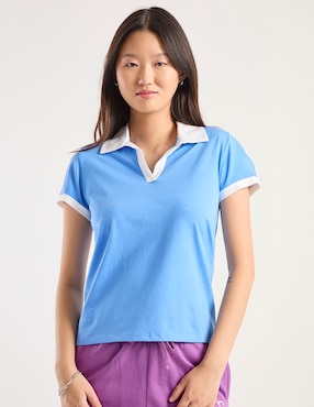 Playera tipo polo Aero para mujer