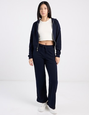 Pants straight Aéropostale con jareta para mujer