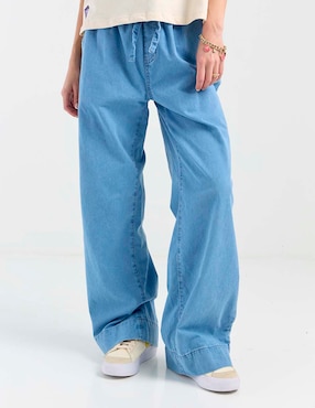 Pantalón relaxed Aéropostale wide leg para mujer