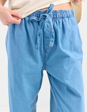 Pantalón relaxed Aéropostale wide leg para mujer