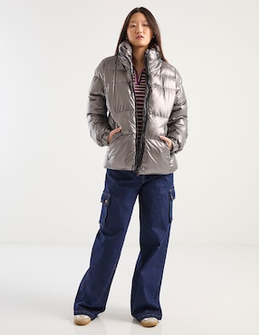 Jeans cargo wide leg Aéropostale para mujer