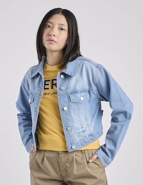 Chamarra denim Aéropostale de mezclilla para mujer
