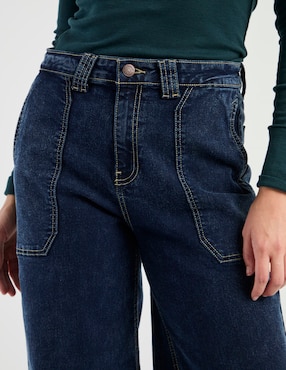 Jeans relaxed wide leg Aéropostale para mujer