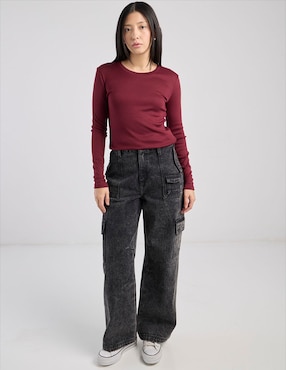 Blusa Aéropostale manga larga para mujer