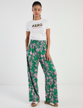 Pantalón relaxed Aéropostale amplio para mujer