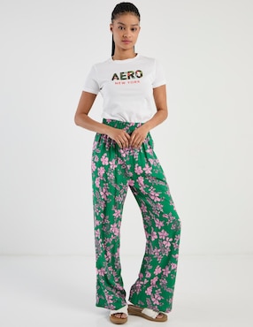 Pantalón relaxed Aéropostale amplio para mujer