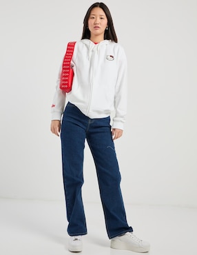 Sudadera con bolsillos Hello Kitty para mujer