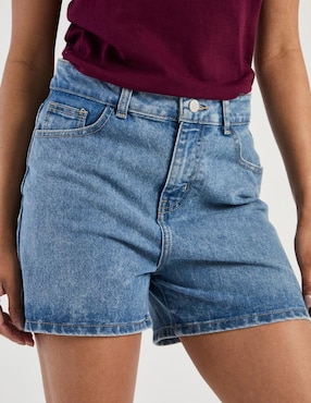 Short Aéropostale de mezclilla para mujer