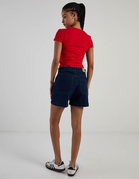 Short Aéropostale de mezclilla para mujer