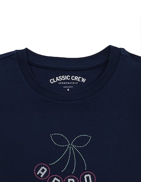 Playera manga corta Aéropostale cuello redondo para mujer