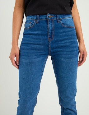 Jeans skinny media cintura Aéropostale para mujer