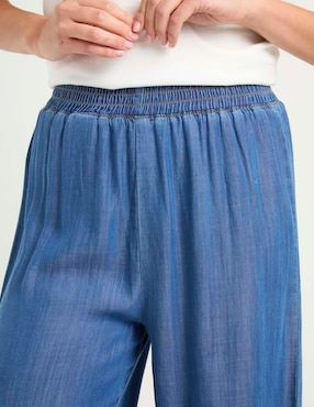 Jeans relaxed wide leg a la cintura Aéropostale para mujer