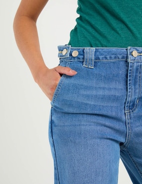 Jeans amplio cintura Aéropostale para mujer