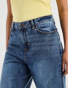Jeans wide leg cintura alta Aéropostale para mujer