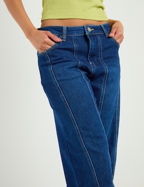 Jeans wide leg Aéropostale a la cintura para mujer