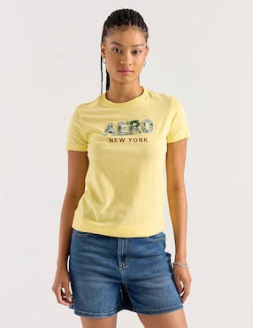 Short Aéropostale de mezclilla para mujer