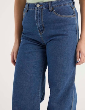 Jeans wide leg a la cintura Aéropostale para mujer