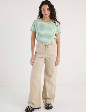 Jeans baggy cintura baja Aéropostale para mujer