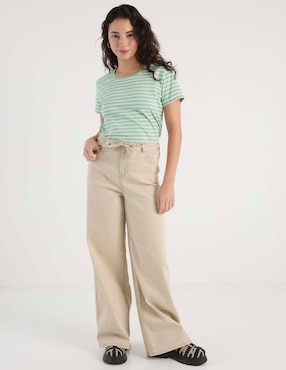Jeans baggy cintura baja Aéropostale para mujer