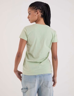 Playera manga corta Aéropostale cuello redondo para mujer