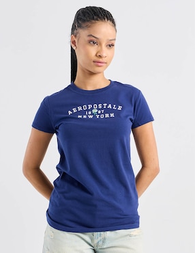 Playera manga corta Aéropostale cuello redondo para mujer