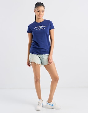 Playera manga corta Aéropostale cuello redondo para mujer