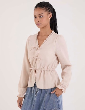 Blusa Aéropostale manga larga para mujer