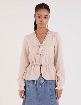Blusa Aéropostale manga larga para mujer