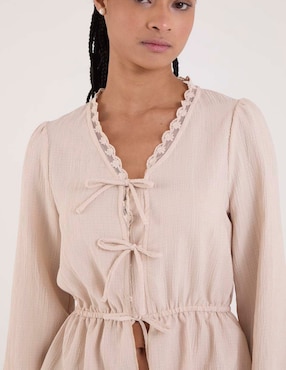 Blusa Aéropostale manga larga para mujer